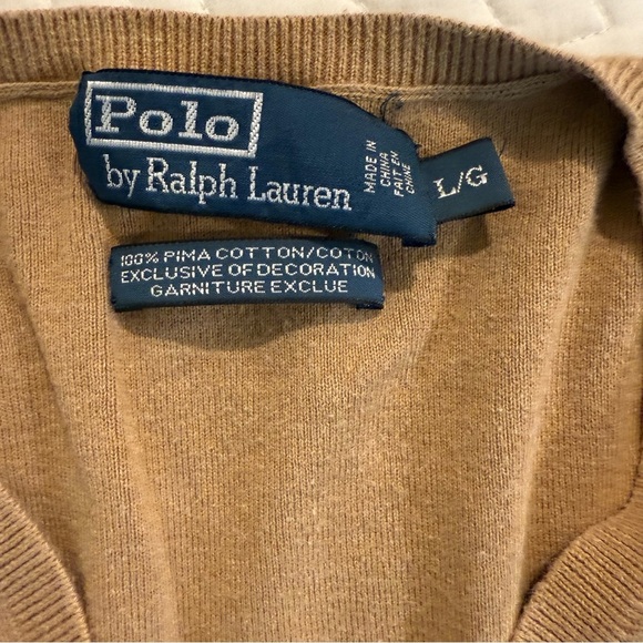 Polo by Ralph Lauren Men's Tan Sweater - Picture 3 of 10